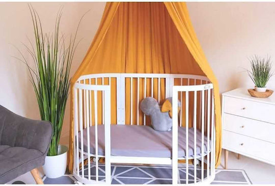 IngVart Matratze Kinderbett Big Round mit Kokosfaser & Latex 72cmx125cm