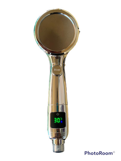 Handheld Showerhead with Start/Stop Button