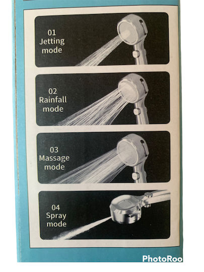 Handheld Showerhead with Start/Stop Button