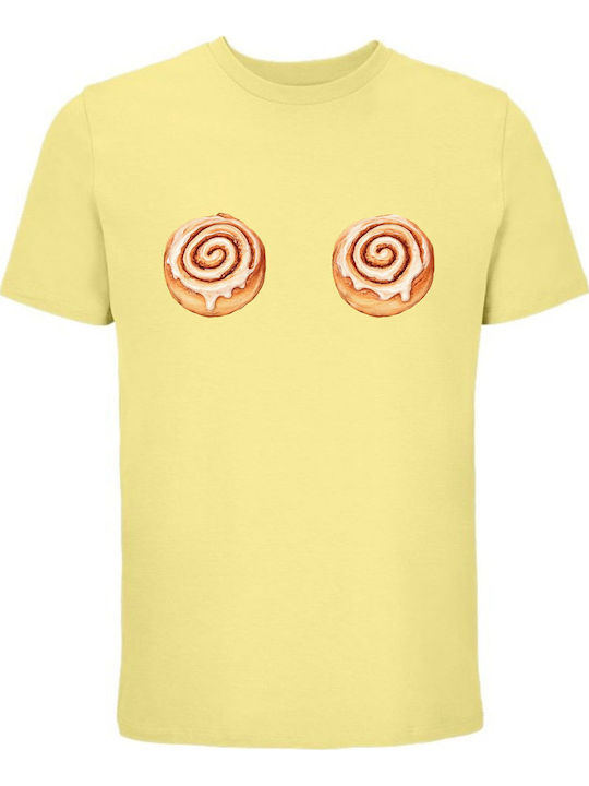kirikoko Harry Styles Cinnamon Roll Buns T-shirt Βαμβακερό kirikoko Harry Styles Cinnamon Roll Buns T-shirt Βαμβακερό