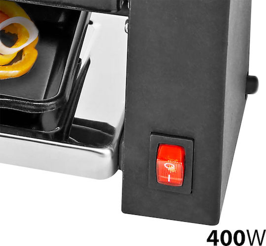 Melissa Tabletop Electric Grill Raclette Grate 400W Inox 23x10cm