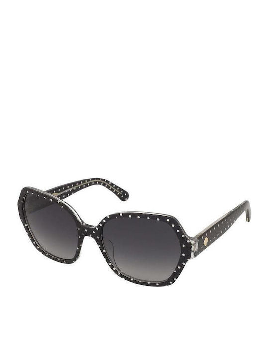 Kate Spade Black Sunglasses With Horn-Rimmed Frame