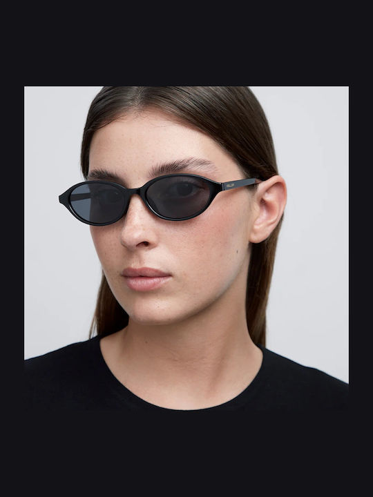 Meller All Unisex Sunglasses with Black Frame and Black Lens IFU-TUTCAR
