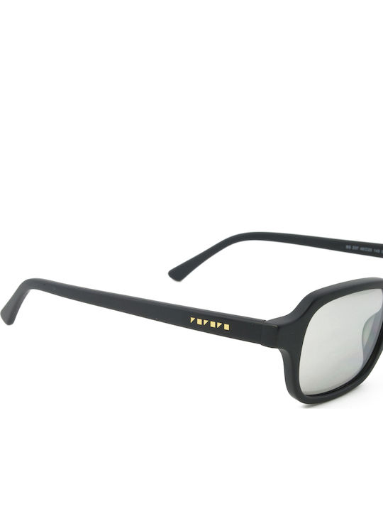 The Glass of Brixton Unisex Sunglasses with Black Plastic Frame and Black Lens bs237 01