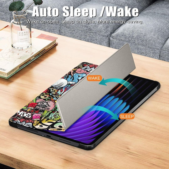 Flip Cover Durabilă Maro (Xiaomi Pad 7 / 7 Pro)