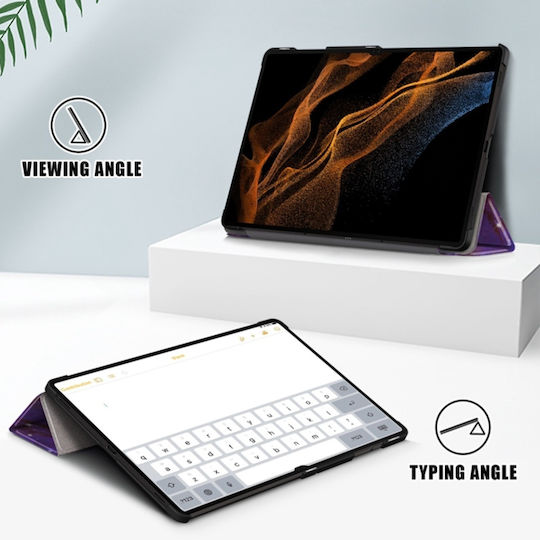 Flip Cover Durabilă Maro (Samsung Galaxy Tab S8 Ultra / S9 Ultra / S10 Ultra)