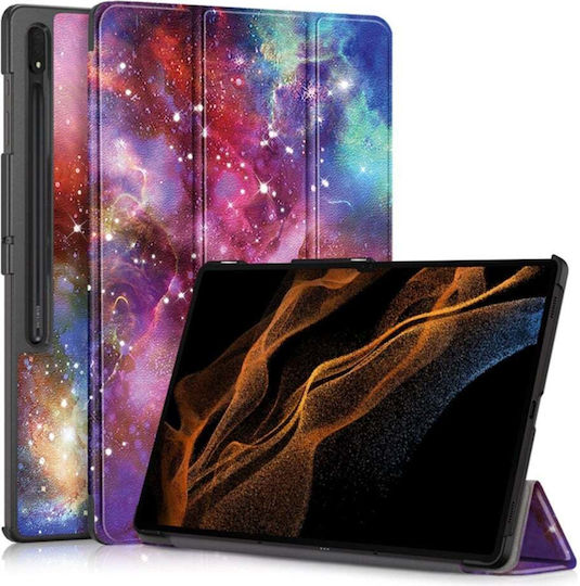 Flip Cover Durabilă Maro (Samsung Galaxy Tab S8 Ultra / S9 Ultra / S10 Ultra)