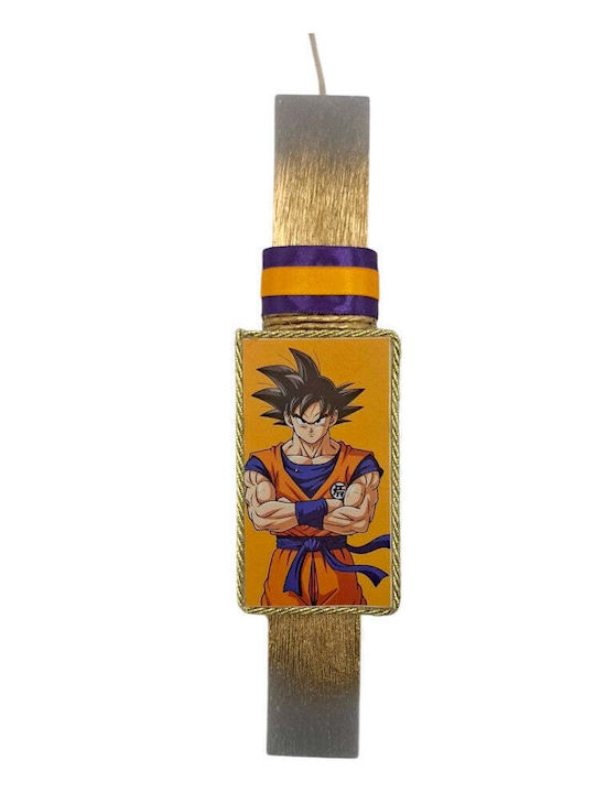 Handmade Flat Scented Candle Dragonball Goku Frame 25 Cm Handmade Flat Scented Candle Dragonball Goku Frame 25 Cm
