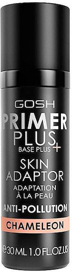 Gosh Primer Plus Haut Adaptor Vegan Anti-Pollution Flüssiges Make-up Foundation Chameleon 30 Ml