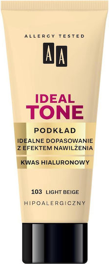 Aa Make Up Ideal Tone Foundation Perfect Fit 103 Light Beige 30ml