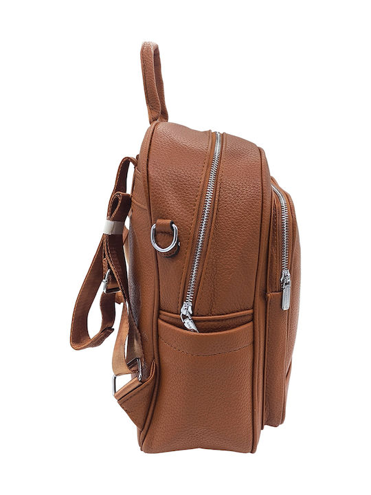 Fabric Women's Backpack Brown