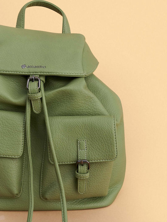Women's Green Backpack