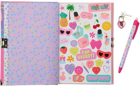 Floss & Rock Notizbuch A5 mit Stiftetui und Schloss (Verschiedene Designs)