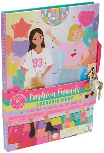Floss & Rock Notizbuch A5 mit Stiftetui und Schloss (Verschiedene Designs)