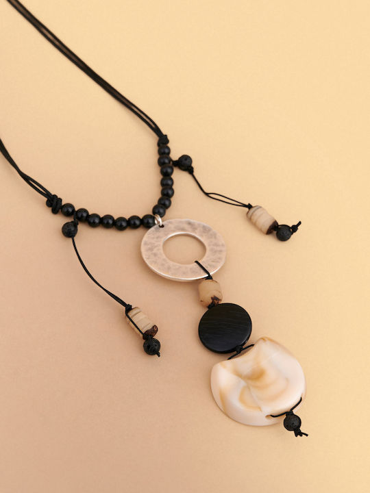 attrattivo Necklace Lucky Charm Black