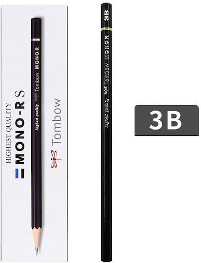 Tombow Wooden Highest Quality Pencils Mono-rs 12pcs 4901991017335 Nibs 3b