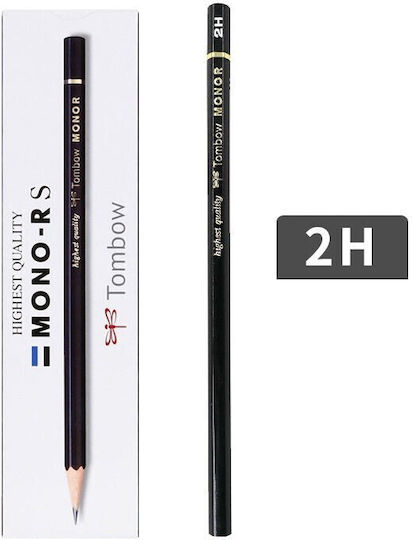 Tombow Wooden Highest Quality Pencils Mono-rs 12pcs 4901991017335 Nibs 2h