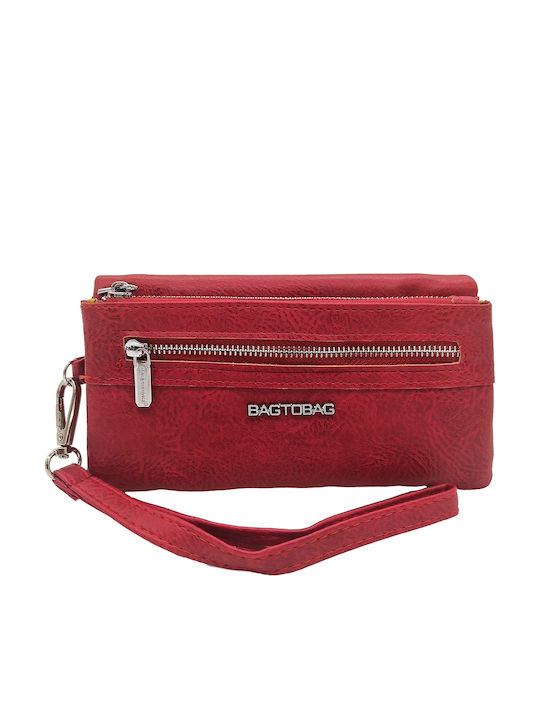 Large Fabric Women's Wallet Red