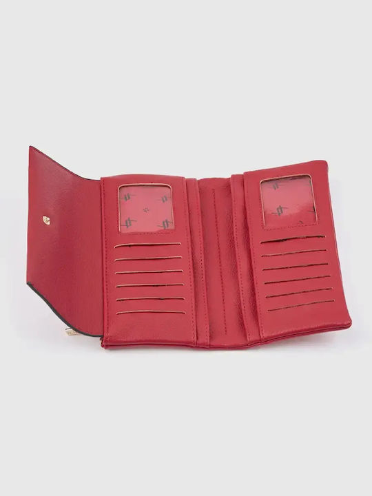 Голям Дамски Портфейл с RFID Червен
