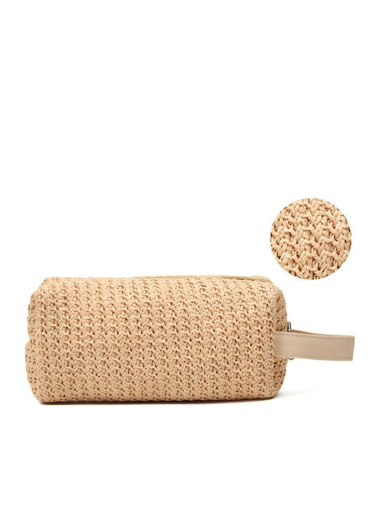 Γυναικείο Τσαντάκι Raffia – Natural Woven Cute Τσαντάκι Καφέ