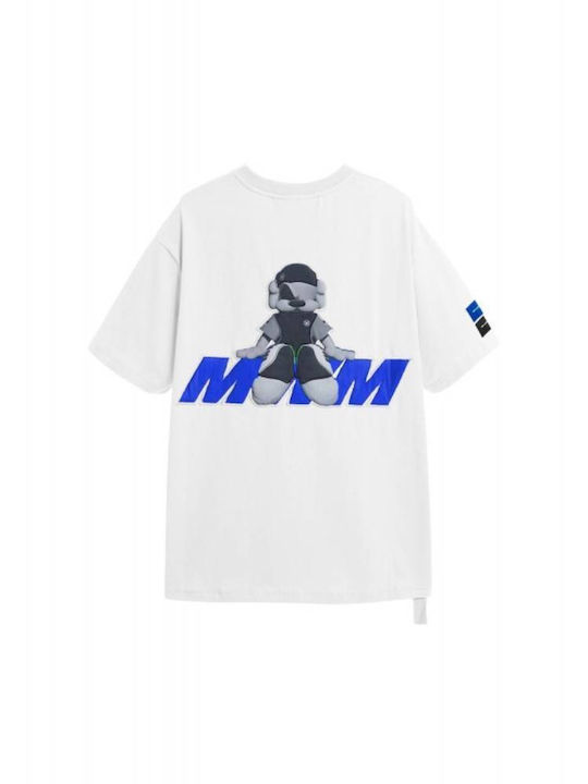 Mod Wave Movement Tricou Alb