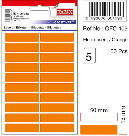 Tanex Role Autoadezive în Role 13x50mm 100 Bucăți