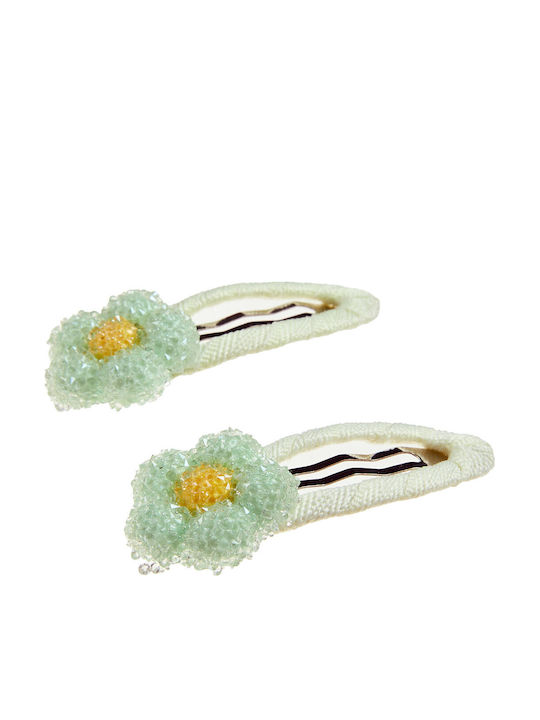 Alouette Kids Hair Clips Set with Flower Hair Clips 2 Pieces