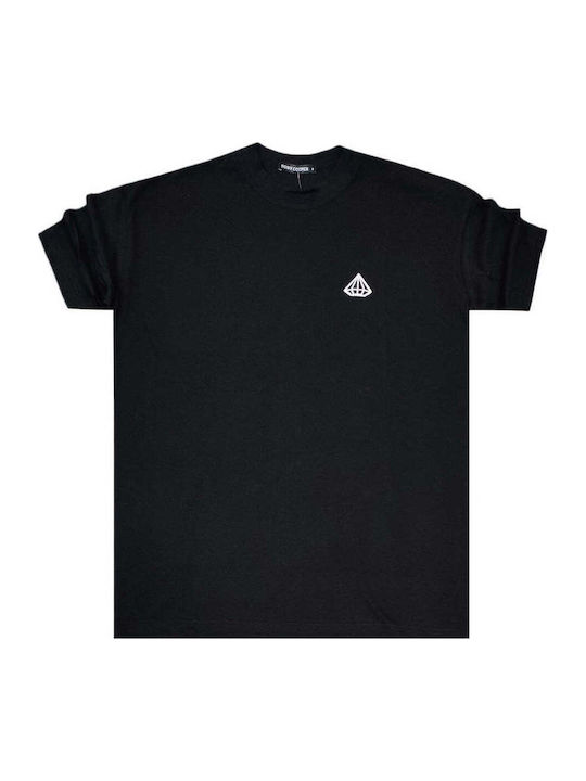 Short Sleeve Black Blouse