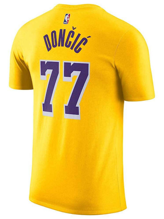 Nike Los Angeles Lakers Nba T-shirt Κίτρινο