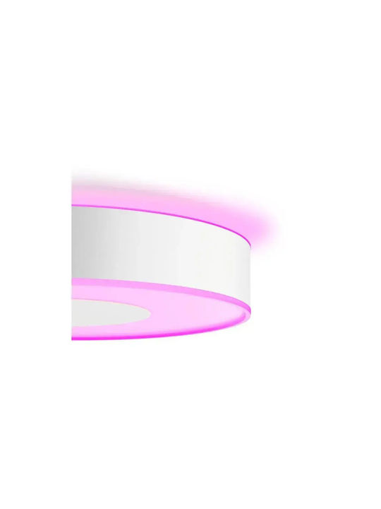 Philips Hue Smart Πλαφονιέρα Οροφής Μπάνιου Λευκή με Ενσωματωμένο LED
