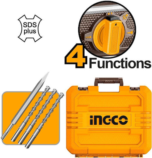 Ingco CRHLI202689E Къртач Перфоратор На Батерия 20V Със SDS Plus