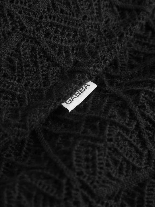 Polo Short Sleeve Black Blouse