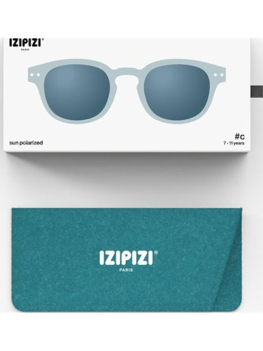 Izipizi Square Kids Sunglasses with Polarized Transparent Lens for 7-11 Years