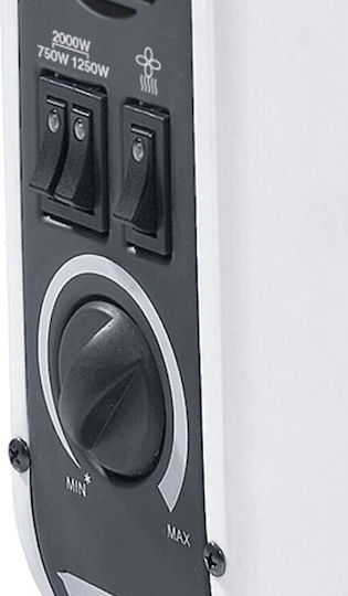 Concept Ks3018 Konvektorheizung Boden 2000W 60x38,5cm Weiß