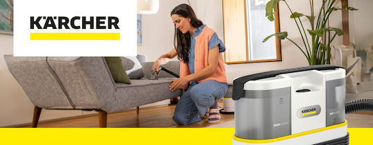 Karcher Se 2 Spot Pure Wet-Dry Vacuum With Plastic Drum 1.5lt White