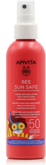 Apivita Bee Sun Safe Waterproof Kids Sunscreen Emulsion SPF50 200ml