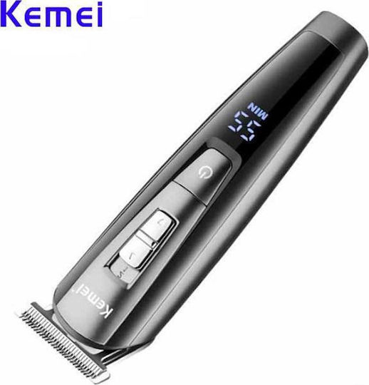Kemei Rechargeable Hair Clipper Gray KM-1628