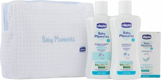 Chicco Baby Moments Blue Gift Set Pflege-Set 1Stück