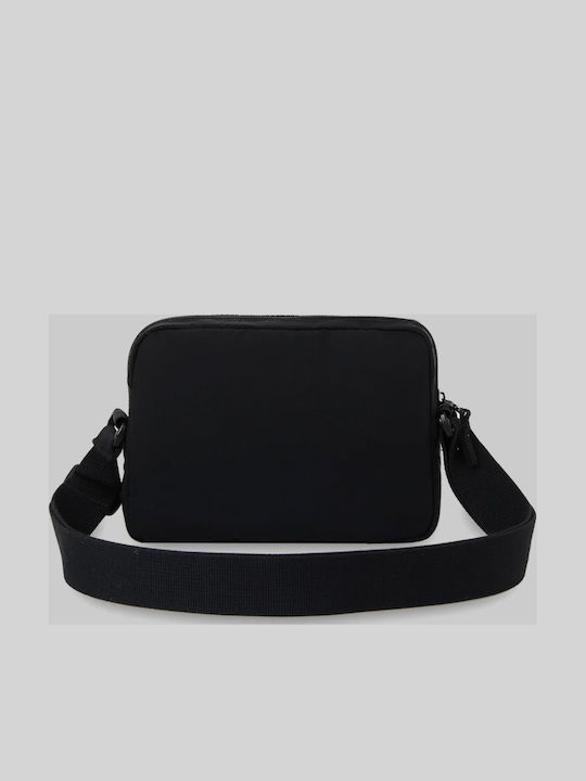 Herren Schulter / Crossbody Tasche Schwarz
