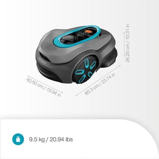 Gardena Sileno Sense 400 Ρομποτική Μηχανή Γκαζόν