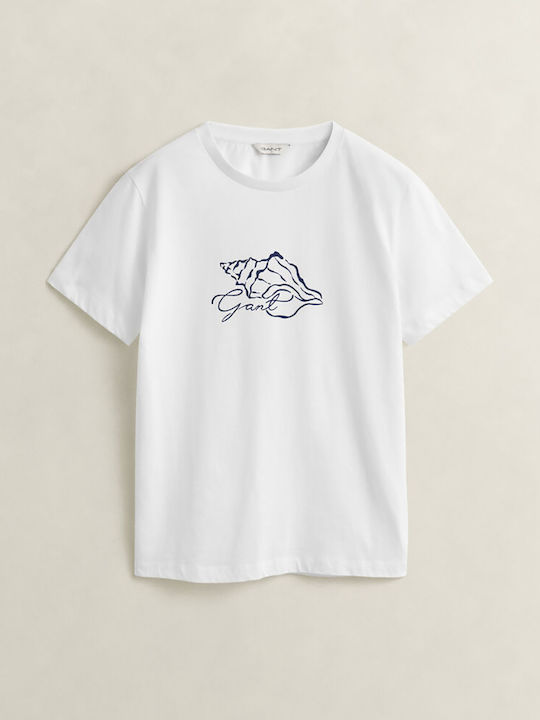 Reg Tricou Damă Alb