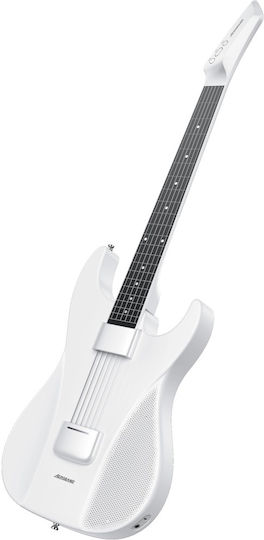 Semi-Acoustic Guitar White