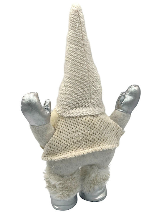 Weihnachtsfigur Zwerg Höhe 35cm 9203-35 Weiß