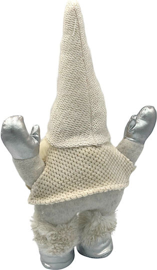 Weihnachtsfigur Zwerg Höhe 35cm 9203-35 Weiß