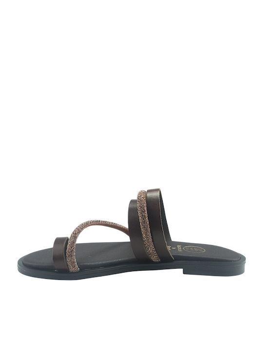 Women's Flat Sandals Brown