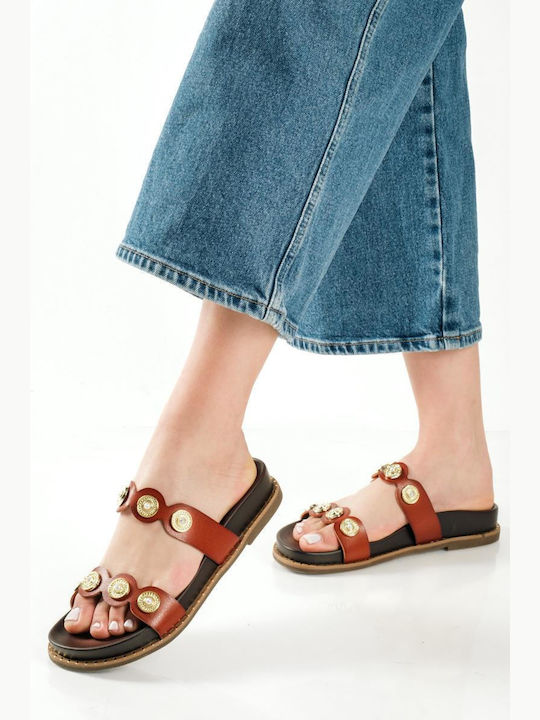 Γυναικεία Σανδάλια Flatforms Ταμπά