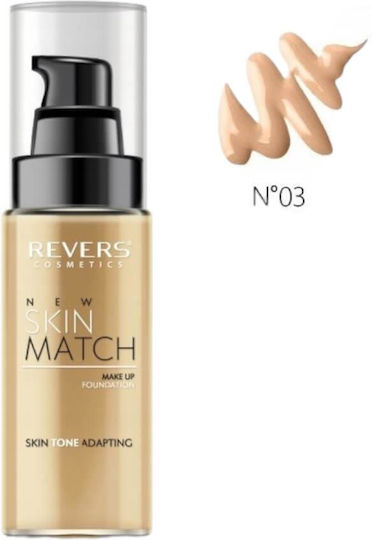 Revers Cosmetics Skin Flüssig Make-up Foundation 03 30ml
