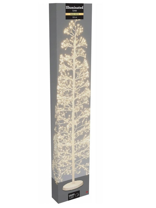 Weihnachtsbaum 150cm mit LED-Beleuchtung Weiß