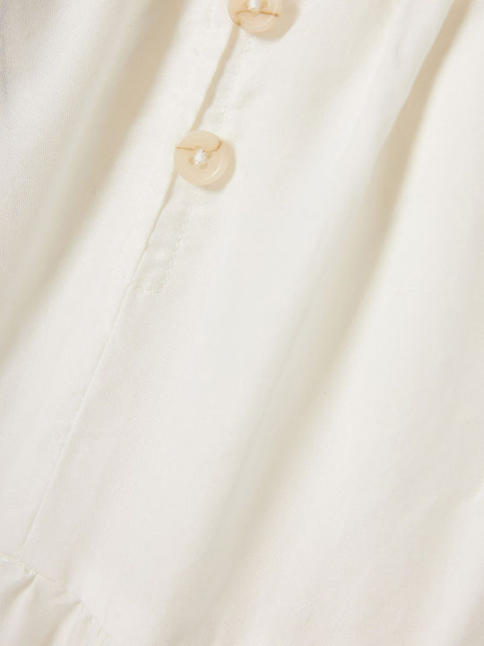 Summer Maxi Dress White FBL013-142-13 Off-Shoulder