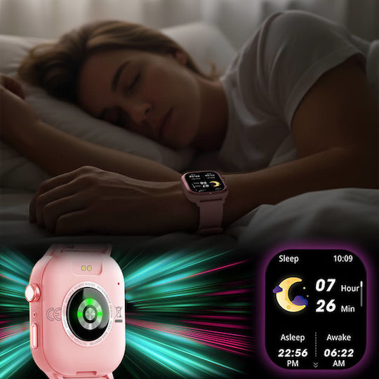 inSPORTline Melagra 43mm Smartwatch with Heart Rate Monitor Pink